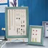 Estante de almacenamiento de pendientes vintage tablero de joyería para pendientes de pared tocador de casa expositor pulsera collar estante de exhibición de joyería