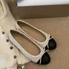 2026 Zapatos Planos de Ballet de Boca Baja Suave Zapatos Planos Individuales para Mujer Llegada Nueva de Primavera Slip-on Estilo Wanwan Girly Estilo Pequeño Chanel