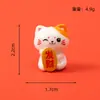 Micro Paisaje Creativo Lindo Gato de la Suerte Figura Decoración DIY Accesorios Adornos de Escritorio Coche Venta al por Mayor