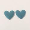 Parche de amor con forma de corazón de melocotón grande y suave con flocado de nicho, accesorios para el cabello, tocado, horquilla, funda para teléfono, material al por mayor