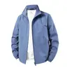 Chaqueta Casual Nueva de Primavera 2026 para Hombres Jóvenes y de Mediana Edad, Marca de Moda, Casual Deportivo, Corte Holgado, Top Versátil con Cuello Alto