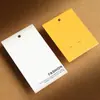 Etiqueta colgante etiqueta colgante de alta gama con textura de cáscara de huevo etiqueta colgante personalizada sin color con textura en relieve etiqueta colgante de ropa etiqueta para prendas de vestir