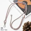 Cordón para teléfono móvil de poliéster de 5 mm, ajustable, tipo bandolera, con cordón tejido, para funda de teléfono móvil.