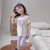 [Sensación Fresca] Ropa con Aire Acondicionado, Conjunto de Pijama Delgado para Niños, Ropa para Casa Cocos para Hombre y Mujer, Pantalones, Manga Corta, Categoría A, Antibacterial 7A