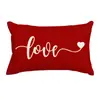 Funda de Almohada para el Día de San Valentín Transfronteriza, Decoración de Ambiente Festivo, Funda de Cojín para Sofá del Hogar, Funda de Cojín para Dormitorio con Estampado de Amor