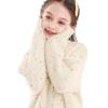 En stock [Suéter Regular de Frijol de Azúcar] Ropa de Punto para Niñas Niños Grandes Otoño Niña Chaqueta Cálida Wonderful House JY