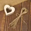 Día de San Valentín Colgante de Corazón de Madera Decoración del Hogar Manualidades Creativas Virutas de Madera Pintadas a Mano Amor de Pareja Festividad
