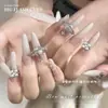 Accesorios de Arte para Uñas de Perlas y Pedrería Estilo Barroco, Venta Caliente Transfronteriza Decoraciones de Pedrería para Uñas con Moño de Aleación Estilo Francés, Estrella y Luna