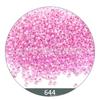 Miçangas Redondas Miyuki Importadas Revestidas com Proteína Prateadas 11/0 2mm Miçangas de Semente Acessórios para Roupas Materiais Manuais DIY