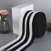 Banda Elástica de Ganchillo Elástica para Ropa, Banda de Goma de 1 cm de Ancho, Accesorios de Banda Elástica Textil, Cordón Elástico Listo para Usar al por Mayor