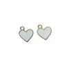 Accesorios de Joyería de Aleación con Forma de Corazón Colgante Oblicuo Geométrico Multicolor Transfronterizo Accesorios para Llavero Pulsera Collar Corazón de Durazno DIY