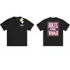 Atacado de Fábrica Camiseta Corteiz Estilo Streetwear Americano Unissex Rosa ESTILO DOMINA O MUNDO Estampa