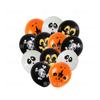 Novo conjunto de talheres para festa de Halloween Toalha de mesa de festa de Halloween Bandeja de papel Banner Papel Copo de papel Tissue