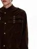 Chaqueta Retro Americana de Ante Sintético para Hombres y Mujeres, Diseño de Empalme Melange de Moda, Top Corto Ancho de Gama Alta