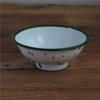 Plato de cuenco de esmalte antiguo nostálgico taza de porcelana alta cuenco de flor de hielo para arroz restaurante de olla caliente vajilla cadena malatang