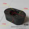 Aleación de Aluminio Puerta Retráctil Eléctrica Accesorios de Plástico Bloque Tenedor de Goma Deslizante Almohadilla Funda Resistente al Desgaste Conector de Clip de Cable Guía