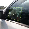 Espejo retrovisor de coche película impermeable espejo retrovisor a prueba de lluvia antivaho deslumbrante pegatina protectora película impermeable para espejo retrovisor