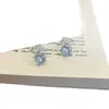 Pendientes de Zirconia de Lujo Ligero Estilo Coreano y Japonés para Mujer, Pendientes Redondos, Pequeños y Delicados, En Stock, Nuevo Modelo 2026, Muy Bonitos, Sensación de Alta Gama