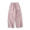Foto Real de Pantalones Casuales de Pierna Ancha, Perezosos y Cómodos, en Stock para 2026, para Mujer, Pantalones Rectos de Estilo Vacacional Vintage con un Toque Relajado