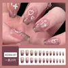 Dicas de Unhas com Pedras de Diamante Mais Vendidas no Tiktok, Arte de Unhas, Adesivos de Unhas Postiças, Unhas Longas Usáveis Feitas à Mão de Alta Qualidade Atacado