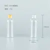 Botella de plástico de 80 ml con tapa de aluminio con tapón interior envase cosmético emulsión desinfectante rocío puro botella vacía de PET