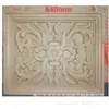 Escultura de Arenisca Estilo Europeo Plato de Flores Fondo en Relieve Mural de Pared Paisaje Acuático de Jardín Exterior de Villa Pared Exterior Decorativa Plato de Flores