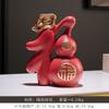 Atacado cabaça enfeites chinês sala de estar varanda vinho armário escritório criativo decoração para casa artesanato presente de inauguração