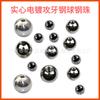 Esfera de Aço com Rosca de Aço Carbono de Precisão Cromada, 20mm M6 Acessórios de Ferragens Rosqueados para Decoração