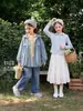 Tops para Niñas Jellybaby Estilo Francés 2026 Nuevo Suéter para Niños Cuello Camisero Ropa de Otoño para Bebés Camiseta de Manga Larga para Niños Grandes