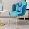 Silla con forma de flor, silla de maquillaje para el hogar, taburete de celebridad de internet de lujo ligero, respaldo simple, silla de manicura, silla de tocador para dormitorio para niñas