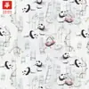 Tela Estampada de Algodón Tencel, Bambú Elegante, Panda, Mariposa Ropa para Niños Vestido, Camisa, Tela para Ropa a Prueba de Mosquitos y Protección Solar