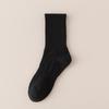 Meias Femininas de Cano Médio, Meias de Algodão, Resistentes a Odores, Absorventes de Suor, Meias Esportivas Curtas de Algodão Puro, Meias Longas Pretas e Brancas Masculinas para Primavera e Outono, Versátil