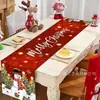 Bandera de Mesa Nueva Navideña Transfronteriza 2026 Mantel Decorativo de Año Nuevo Suministros de Decoración para Fiestas Festivas de Alto Valor Personalización