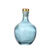Botella de Aroma de Color Degradado Botella Vacía Transparente Sin Fuego Ratán Vidrio Botella de Aroma Adornos Campana Invertida Botella de Aceite Esencial de Aroma