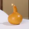 Brinquedo de Cabacinha com Casca Roxa, Cabacinha Pequena para Girar na Mão, Brinquedo de Disco para Alívio do Estresse, Brinquedo de Mão, Enfeite de Pendurar, Decoração de Joia Natural