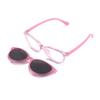 Gafas de Sol para Niños Clip Clip Colgante Juego de Gafas Gafas Polarizadas Anti-ultravioleta Gafas de Doble Propósito Montura de Gafas Planas JC7364