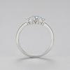 Anillo de Plata de Ley s925 de Lujo Ligero de Alta Gama con Sensación de Diamante de Simulación para Mujer Moda Combinable Anillo Joyería de Mano Coreana Outlet de Fábrica
