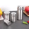 Frasco de Condimentos de Acero Inoxidable Frasco de Pimienta Frasco de Polvo de Comino Frasco de Condimentos para Barbacoa Herramientas Frasco de Condimentos de Cocina Palillo