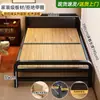 Cama Plegable, Cama Individual, Cama para Siesta en la Oficina, Marco de Cama Simple de Acero y Madera para el Hogar, Cama con Tablero Duro, Cama Doble, Cama de Hierro para Dormitorio