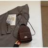 Bolso Mochila de Cadena Rombo Estilo Coreano para Mujer 2025 Nueva Moda Mochila Pequeña Bolso de Mano Sencillo para Mujer