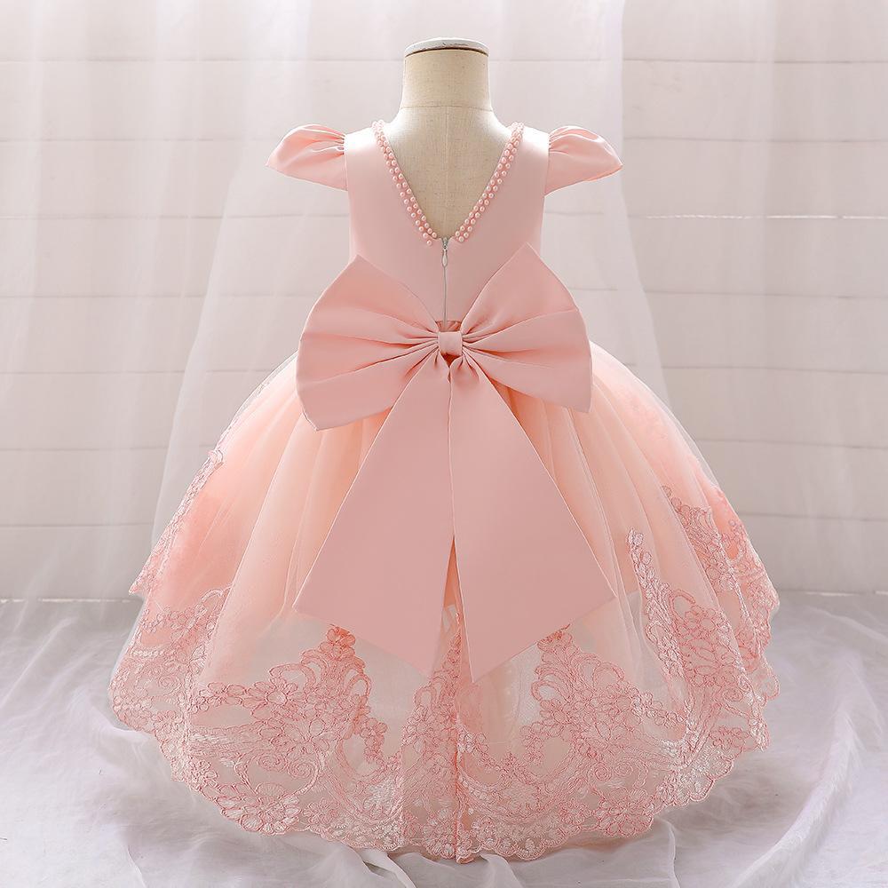 女童礼服拖尾裙