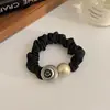 Elástico de Cabelo de Pérolas e Strass de Alta Qualidade para Mulheres, Penteado de Coque Baixo, Novo Estilo 2026, Elástico de Cabelo, Corda de Cabelo de Alta Elasticidade, Acessório de Cabelo