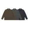 Yidao Roupas Vintage 2026 Outono Novo Retrô Americano Patchwork Desconstruído Design de Bolso Camisa Solta de Manga Longa com Gola Reversível