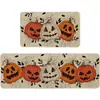 Tapete de Cozinha Amazon Halloween Transfronteiriço Veludo Cristal Doméstico Absorvente de Água, Antiderrapante, Resistente a Manchas e Fácil de Limpar Tapete de Chão Longo
