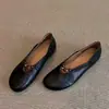 Nuevos Zapatos Casuales Planos de Tacón Bajo Antideslizantes para Mujer de Primavera y Otoño, Mocasines para Madres de Mediana Edad y Mayores