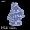 Espelho diy Crystal Gum Dropping Animal Mold Natal Elk Haunted House Acessórios Decorativos Gum Dropping Silicone Mold