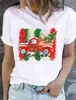 Estación independiente de Amazon Europa y Estados Unidos colección de manga corta con estampado navideño 1ebay suéter comercio exterior transfronterizo