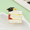 Buena Suerte Temporada de Graduación Insignia de Birrete de Licenciatura Gorra Regalo para Estudiantes Broche Pin Broche Multifuncional para Hombres y Mujeres