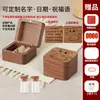 Caja de Colección de Recuerdos de Lanugo de Bebé y Cordón Umbilical Fabricación Conmemoración de los Cien Días y Luna Llena del Recién Nacido Botella de Conservación de Lanugo y Dientes de Bebé