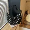 Bolso tote de lunares, estilo mujer, nueva colección otoño 2026, bolso de hombro para el día a día Melard, bolso tote de gran capacidad para el día a día